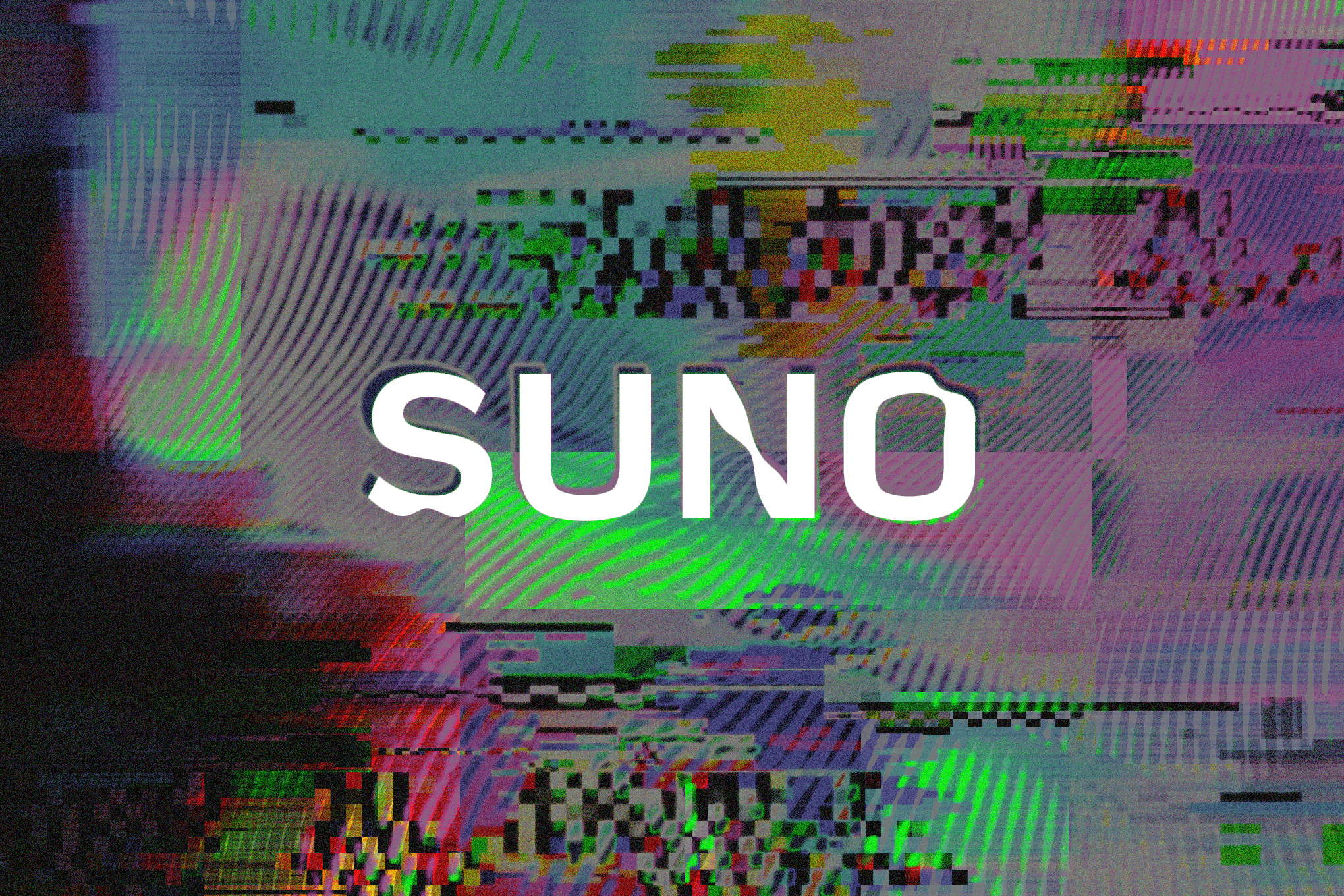 AI-generated imitation of Beyoncé's Freedom on Suno platform with glitchy filters visualized
