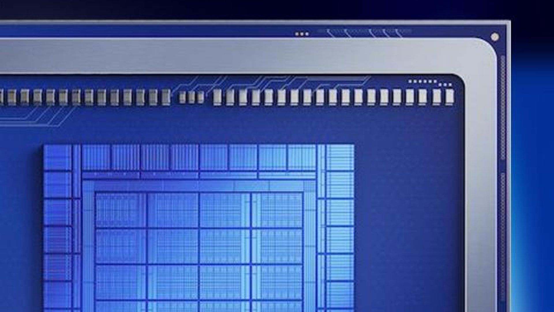 Diagram showing Intel's Crescent Island GPU architecture with LPDDR5X memory modules.