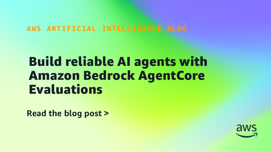 Amazon Bedrock AgentCore Evaluations dashboard showing agent performance traces and scores
