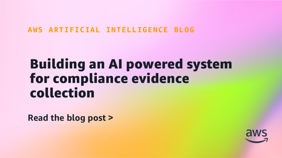AWS architecture diagram for AI-powered compliance evidence collection via browser extension