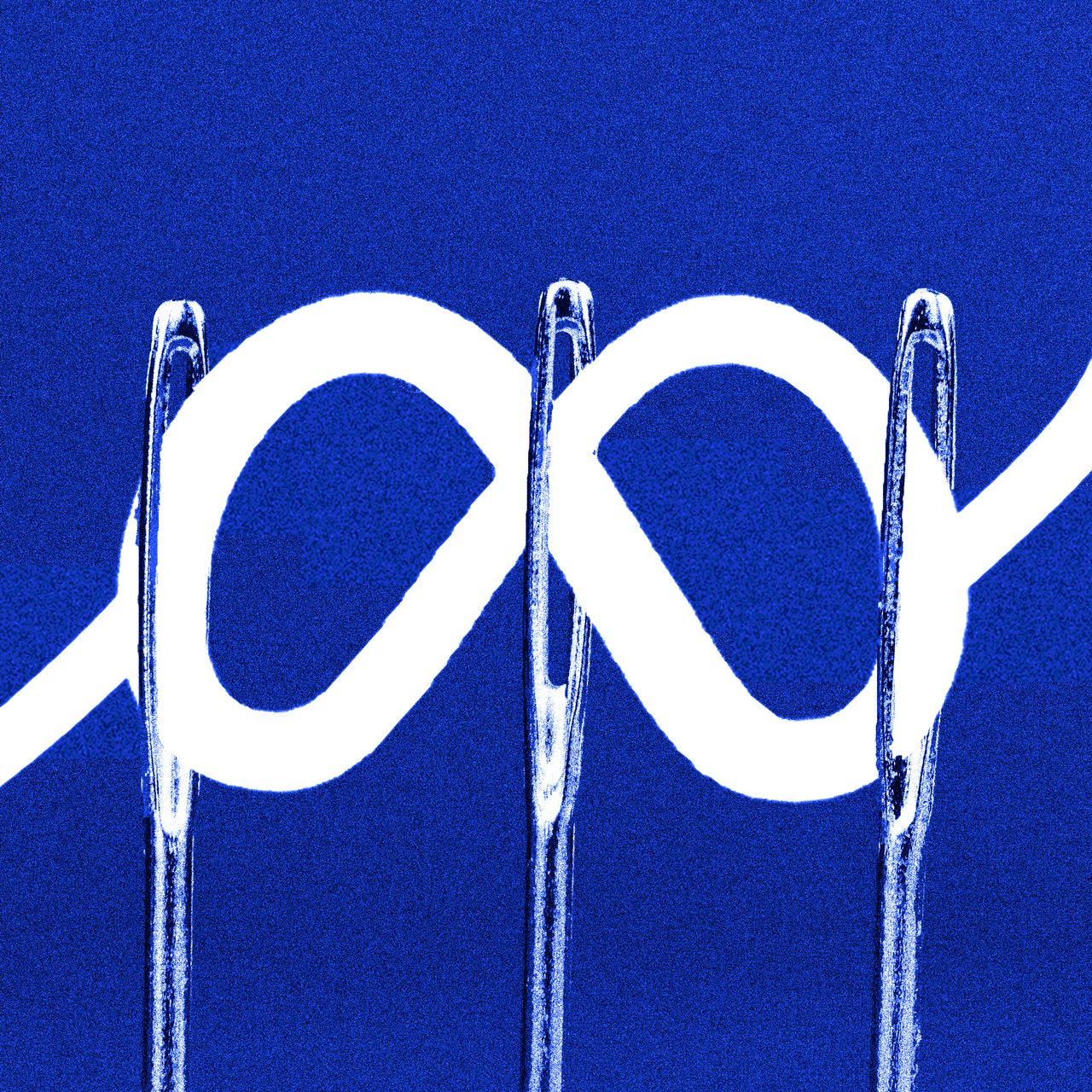 Meta logo overlaid with cracked data vault and AI code streams leaking