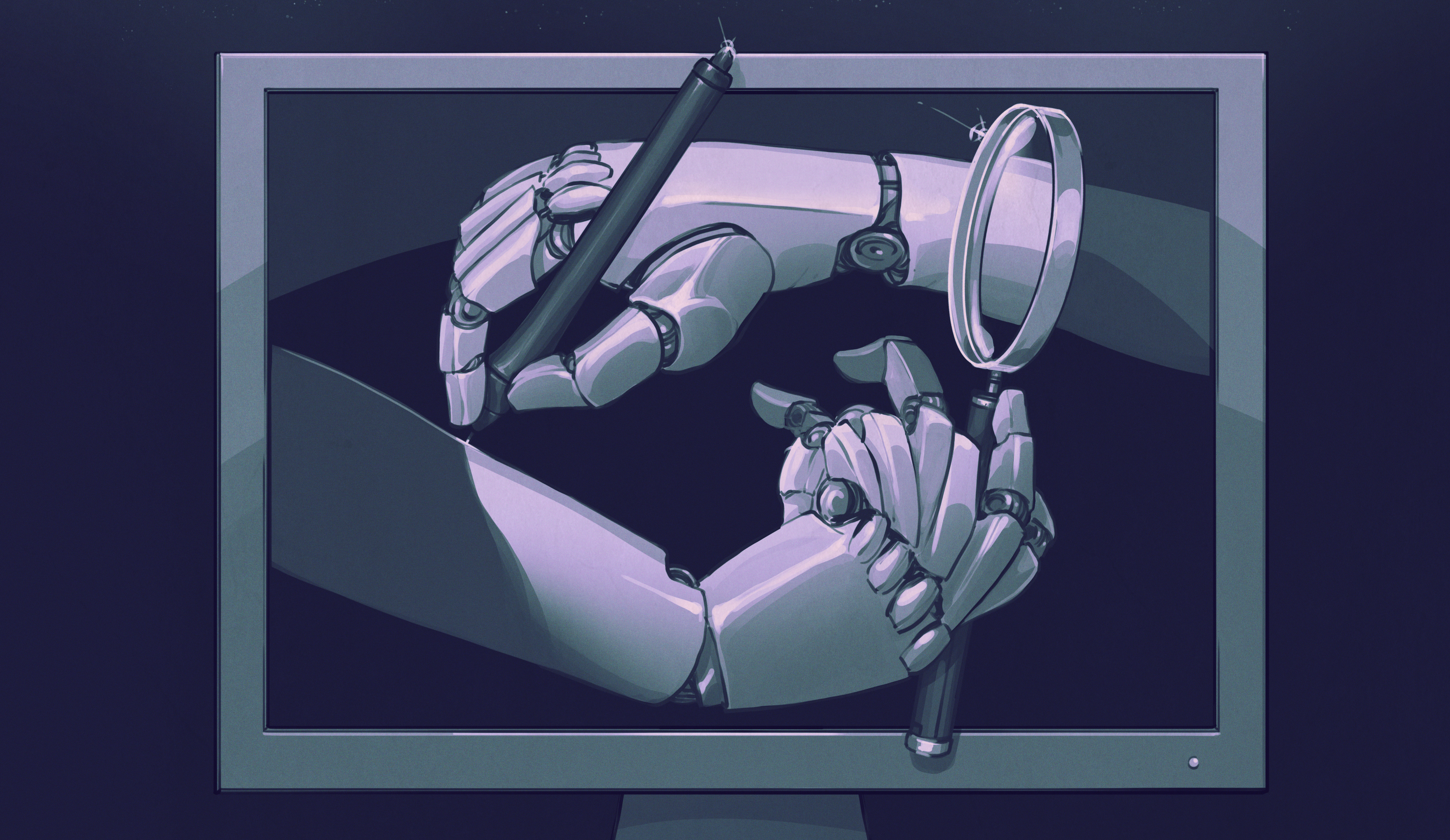 Caveman programmer debugging code on a stone tablet with Claude AI interface