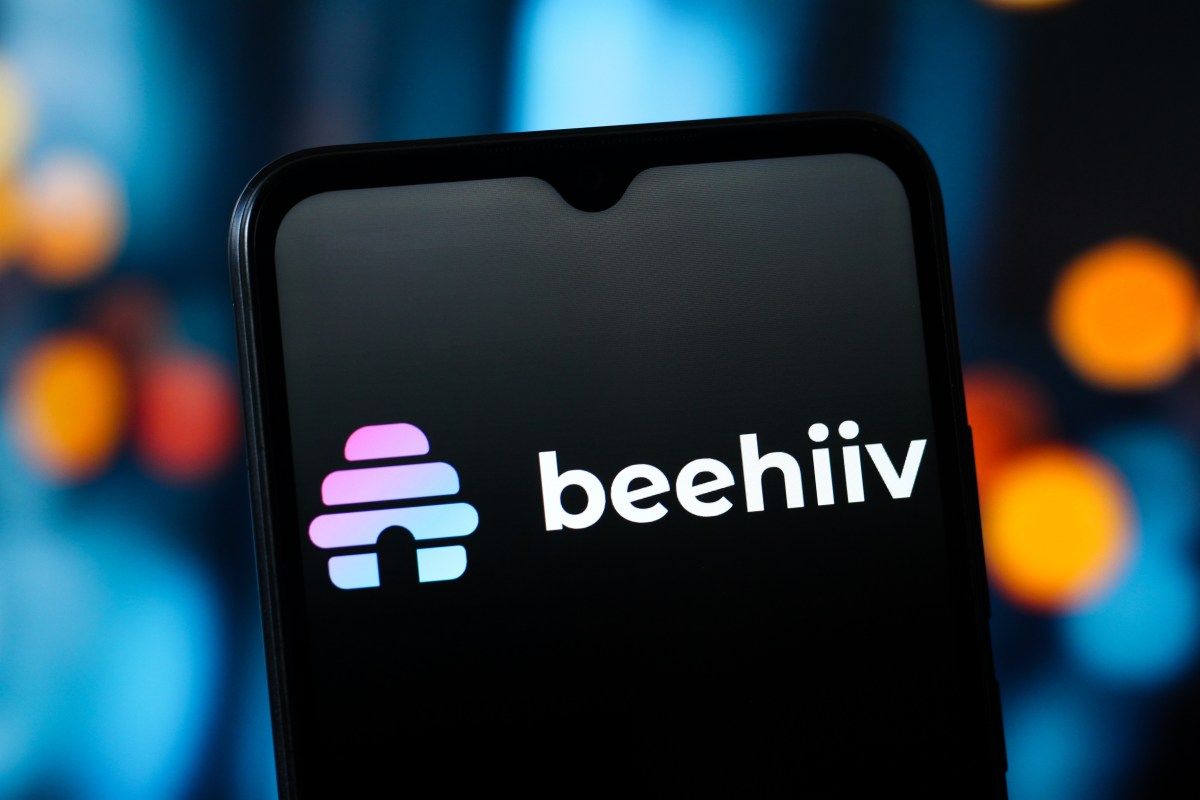 Beehiiv dashboard showing podcast episode upload and analytics