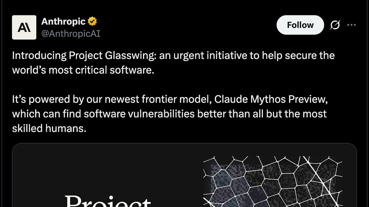 Anthropic Claude Mythos system card with vulnerability scans and locked vault graphic