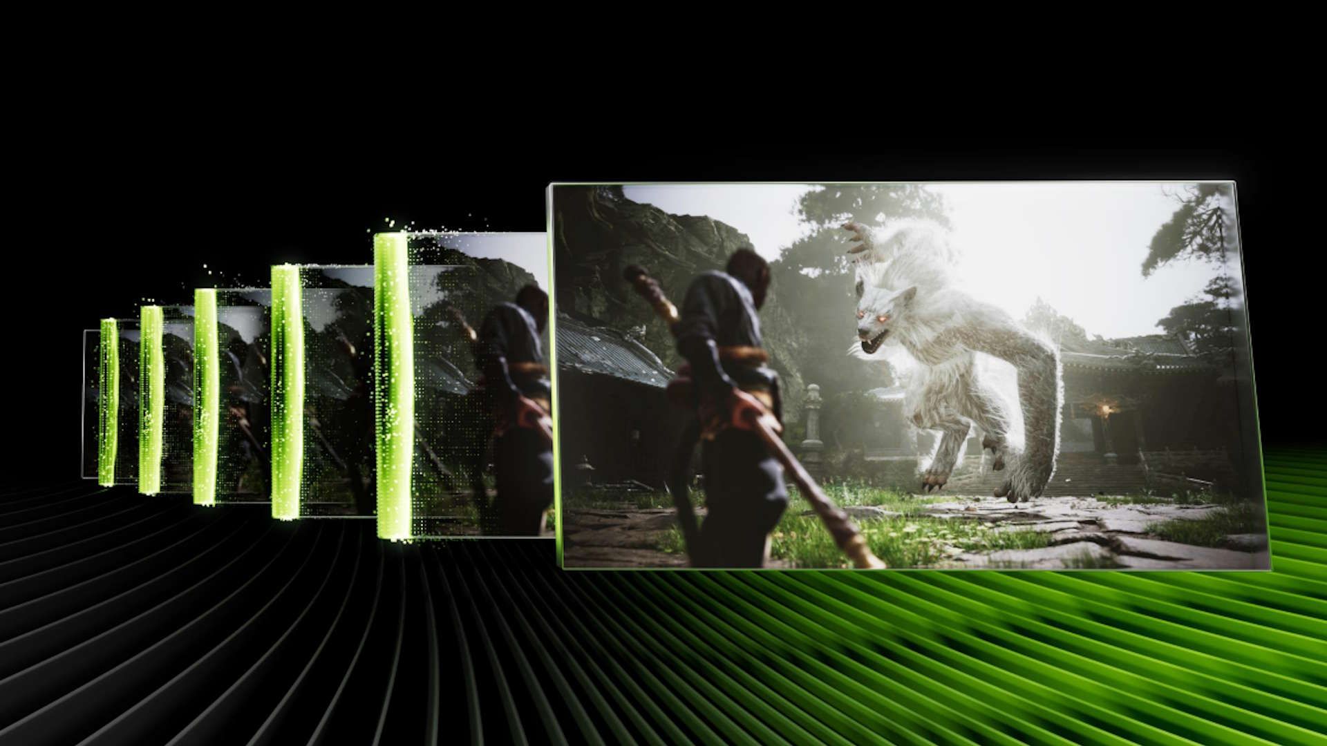 Nvidia App screenshot showing DLSS 4.5 beta with 6X frame generation and dynamic modes activated