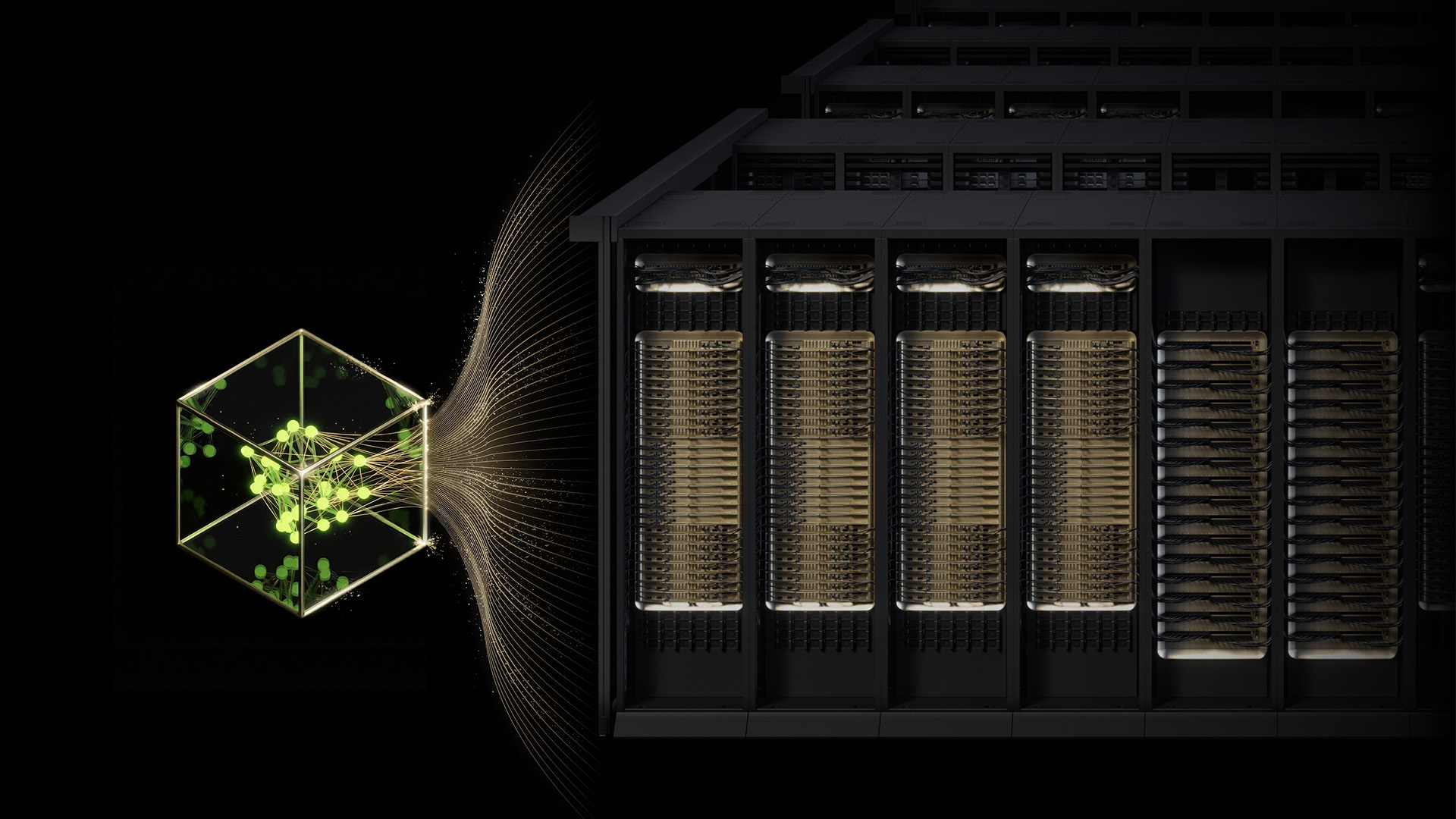 NVIDIA GB200 NVL72 racks training OpenAI GPT-5 models in a data center