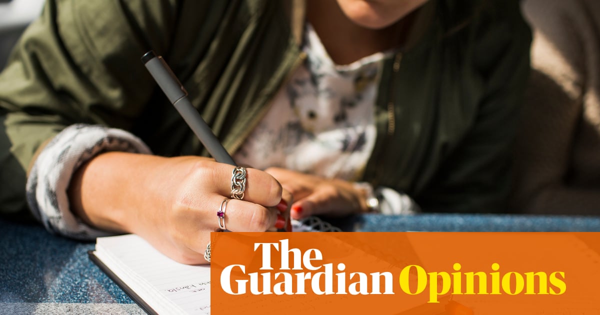 Open AI prompt generating novel text on laptop with writer editing