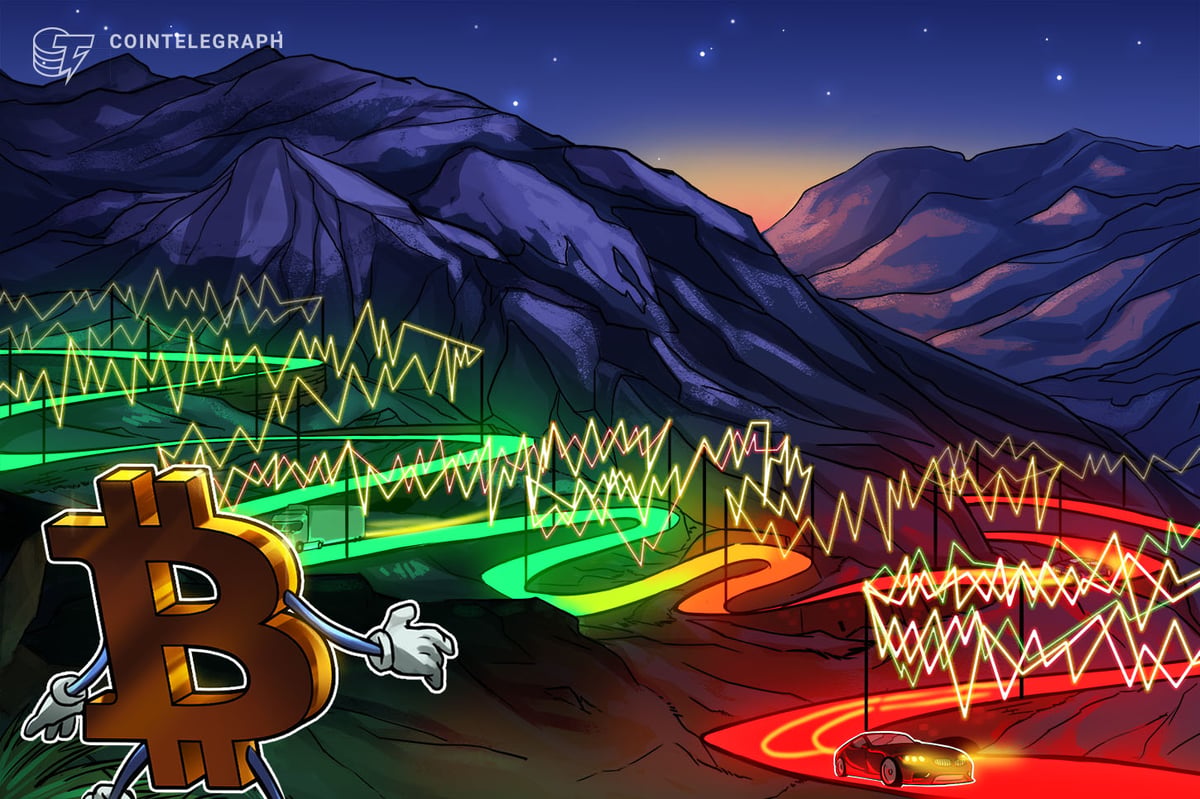 Bitcoin-Preis-Chart in Konsolidierungsrange unter 70.000 Dollar mit Ausbruchpotenzial