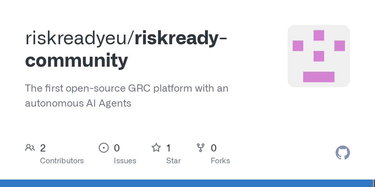 RiskReady dashboard showing AI Council security posture report with risks and controls
