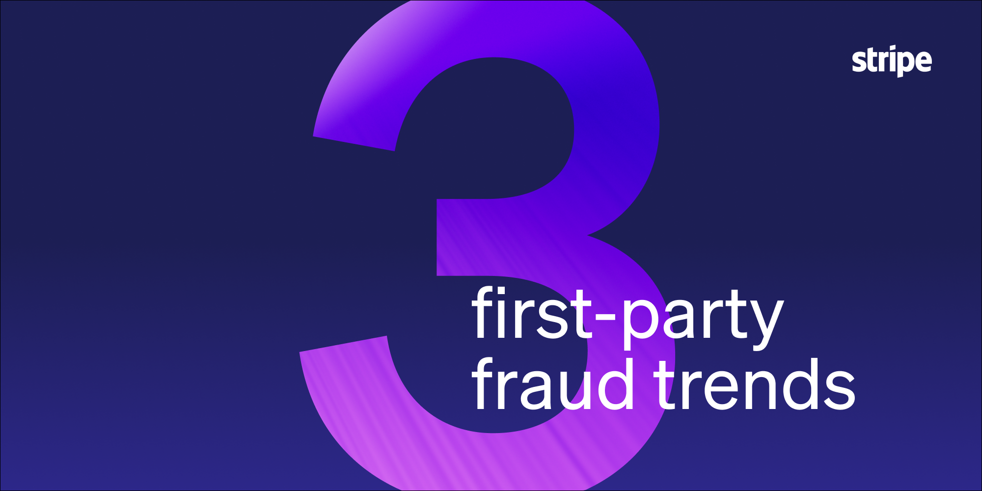 Line graph of first-party fraud trends on Stripe network from late 2025