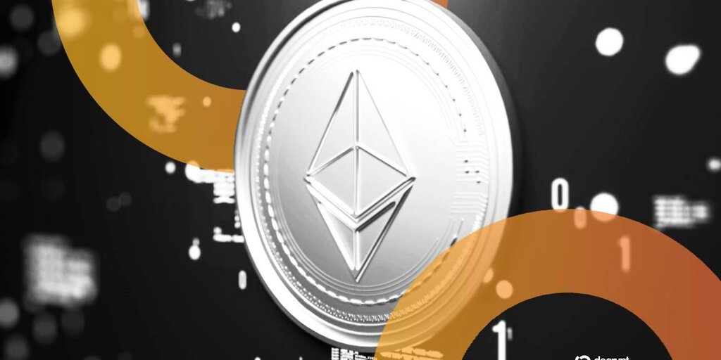 Ethereum blockchain with AI agents executing bundled DeFi trades in a single transaction flow