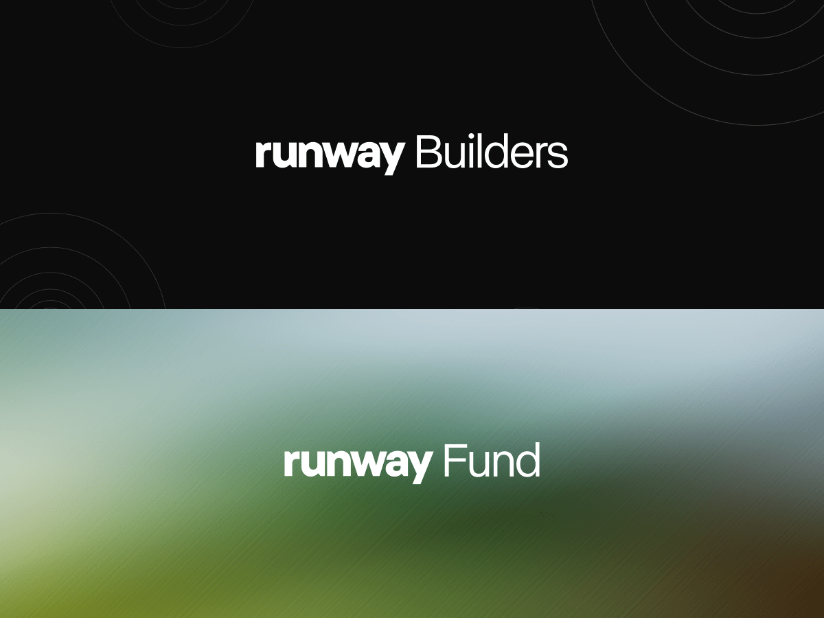 Runway co-founders announcing $10M fund and Builders program for AI video startups