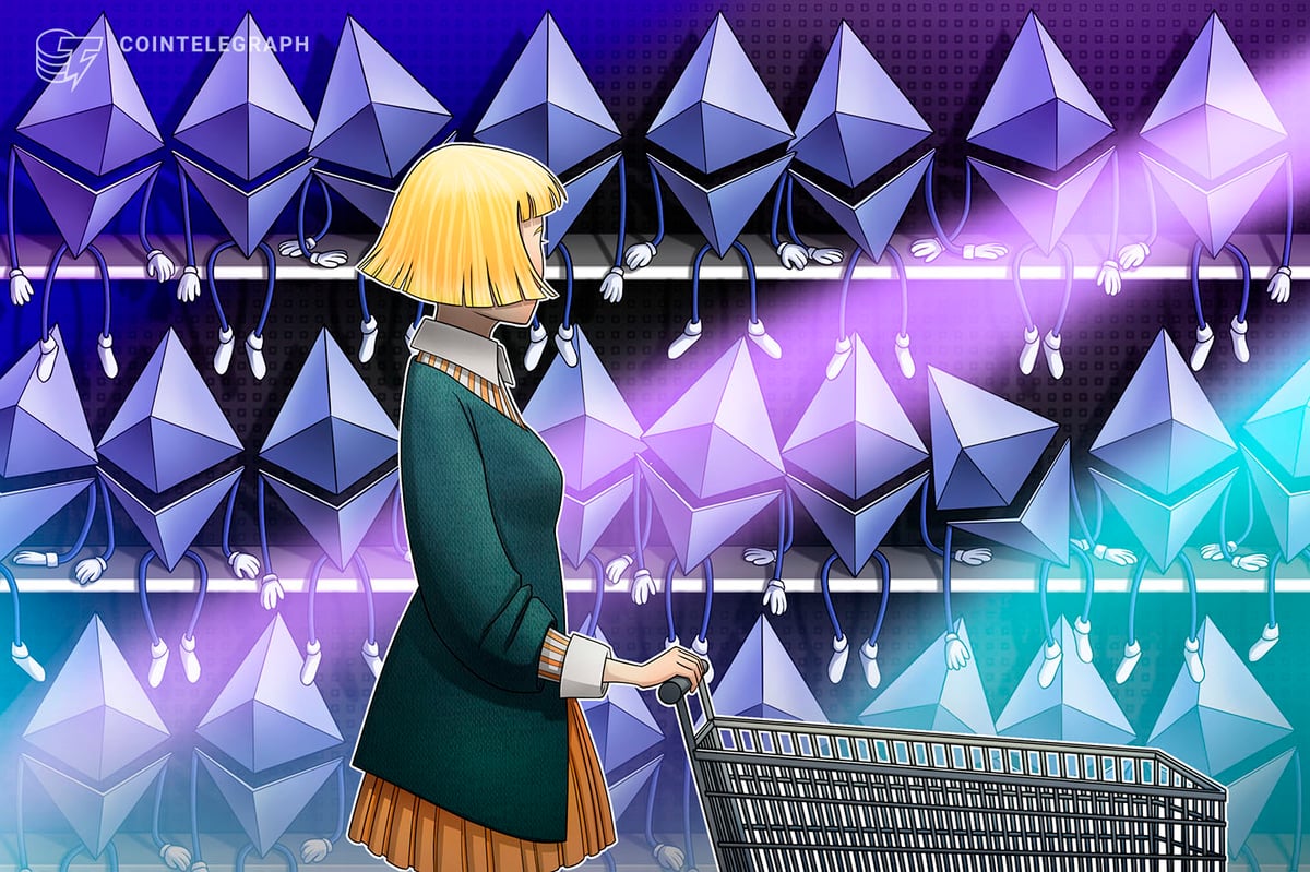 Ethereum ETH price chart with $2K support line and positive net taker volume indicator