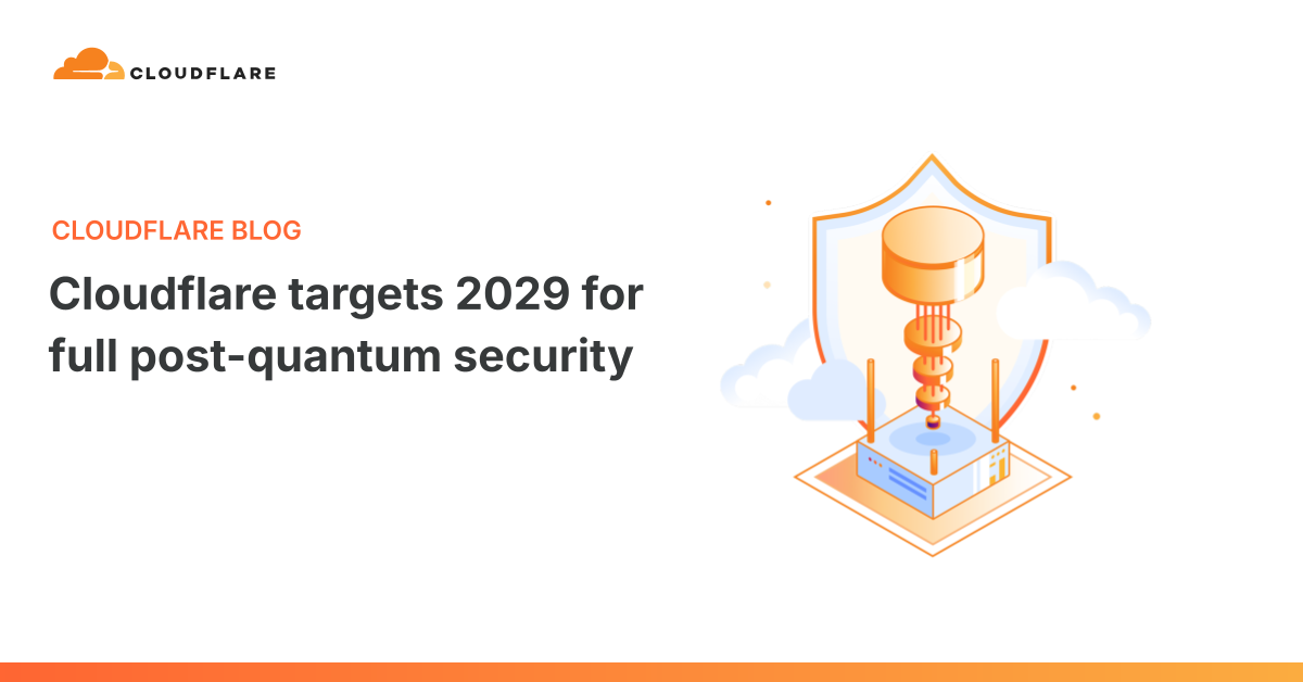 Quantum computer qubits glowing against Cloudflare's edge network diagram