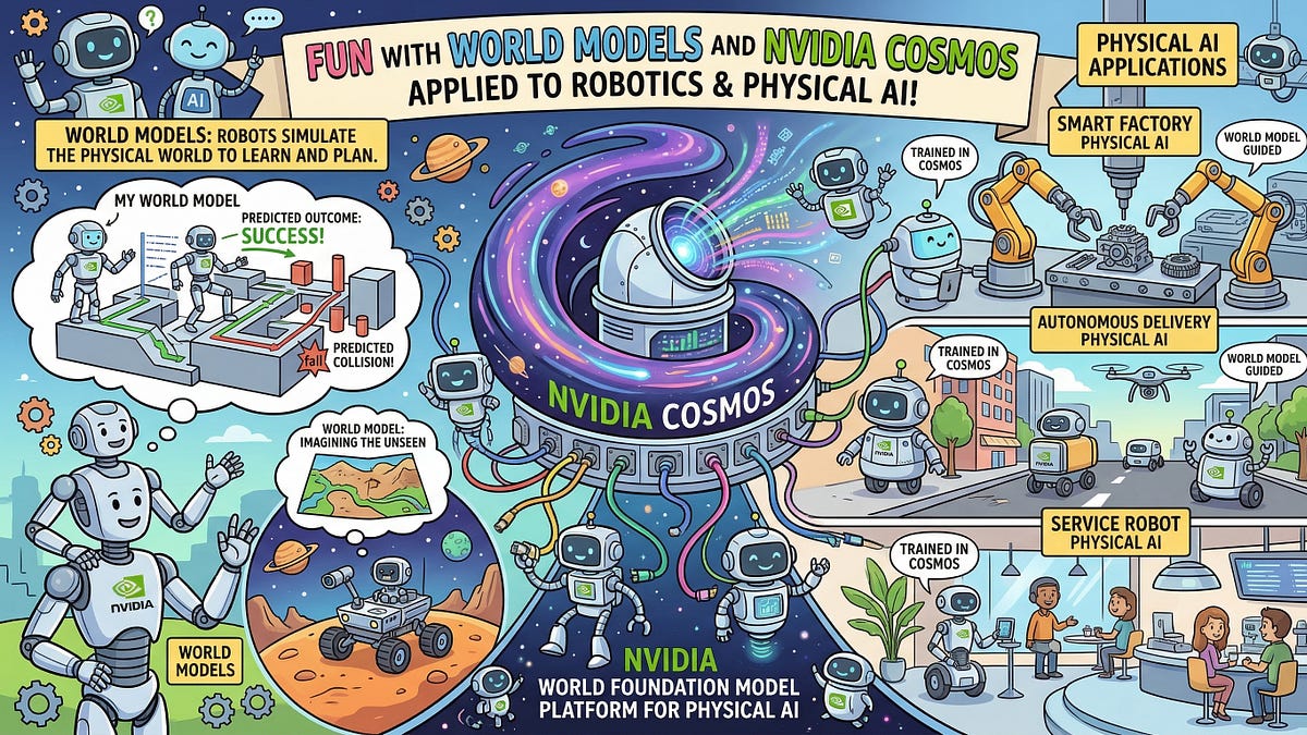 3D world model rendering of a robot navigating a dynamic physical environment
