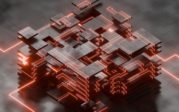Diagram of MCP client-server architecture connected to LangGraph cycles building autonomous AI agents