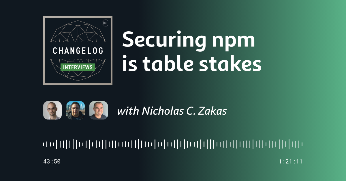 Code repository visualization with warning symbols highlighting npm package vulnerabilities