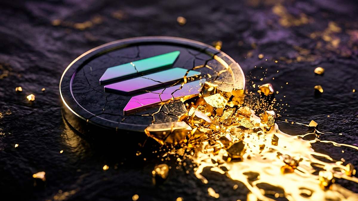 Diagram of fake token attack draining funds from Solana's Drift Protocol