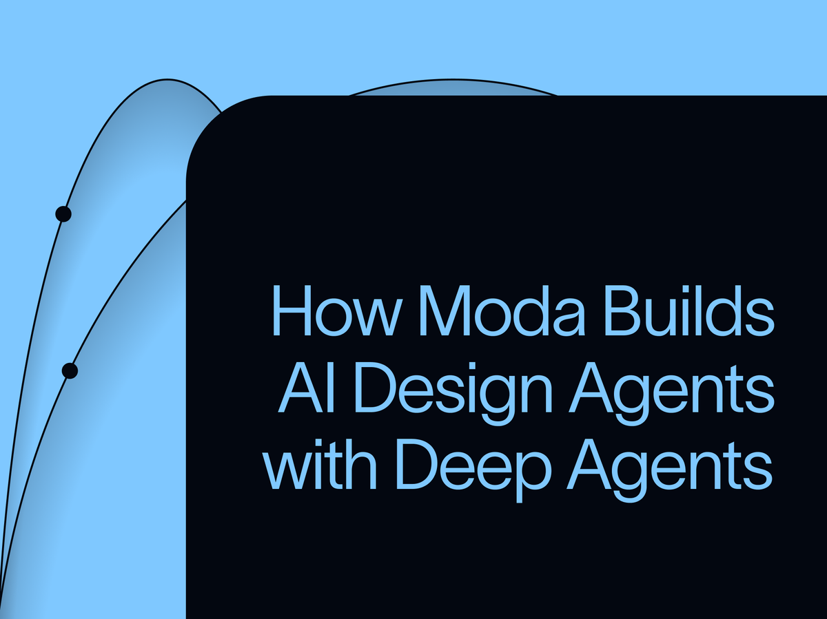Moda AI platform canvas with Design Agent sidebar generating branded slides