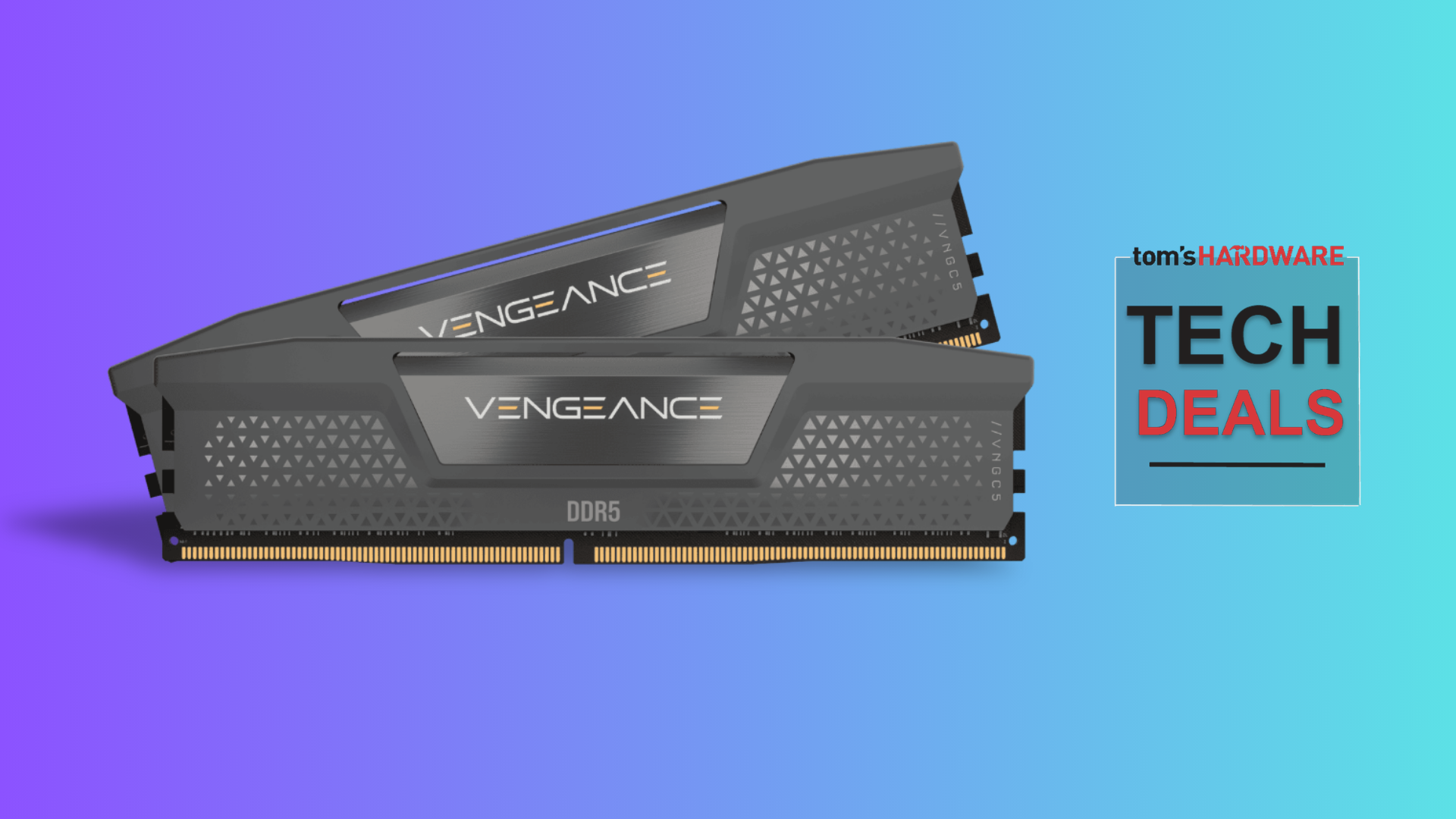 Corsair Vengeance 96GB (2x48GB) DDR5-6000 RAM kit displayed with Newegg price tag at $499