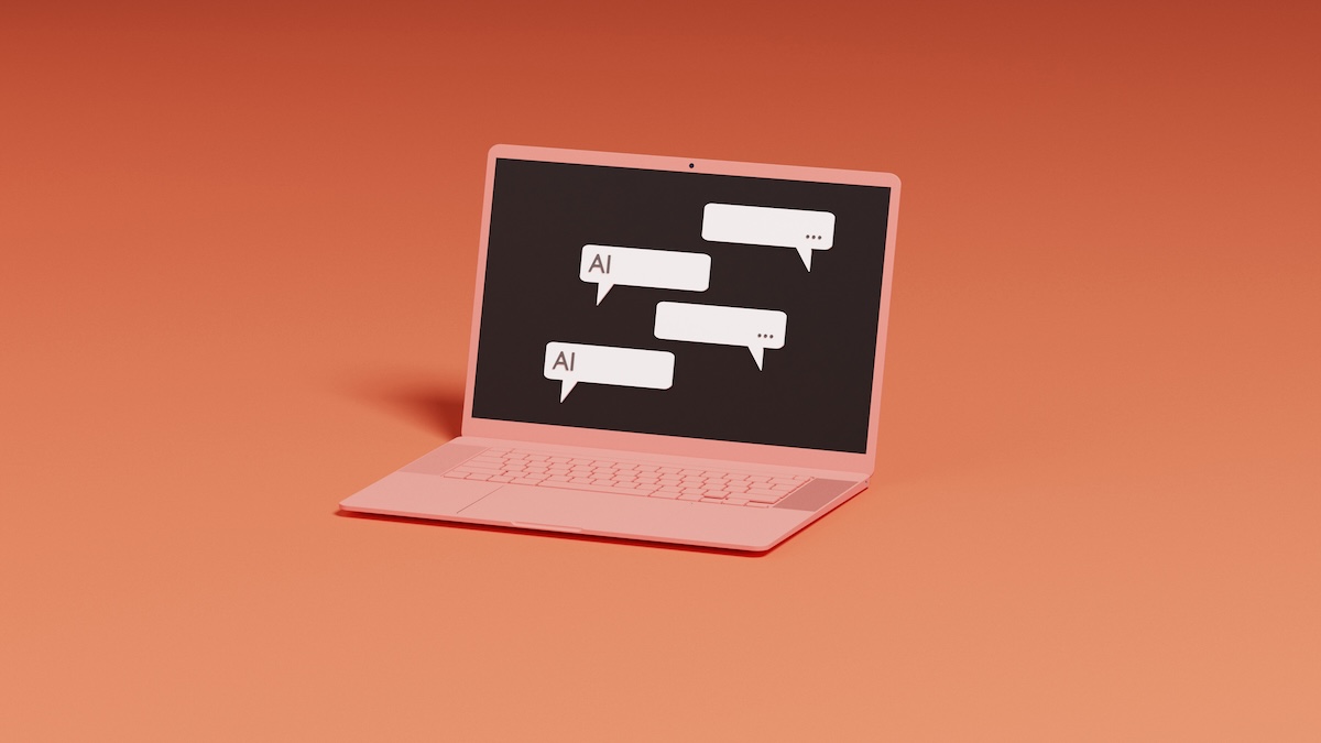 Illustration of a chatbot icon nodding eagerly while a user vents emotional distress
