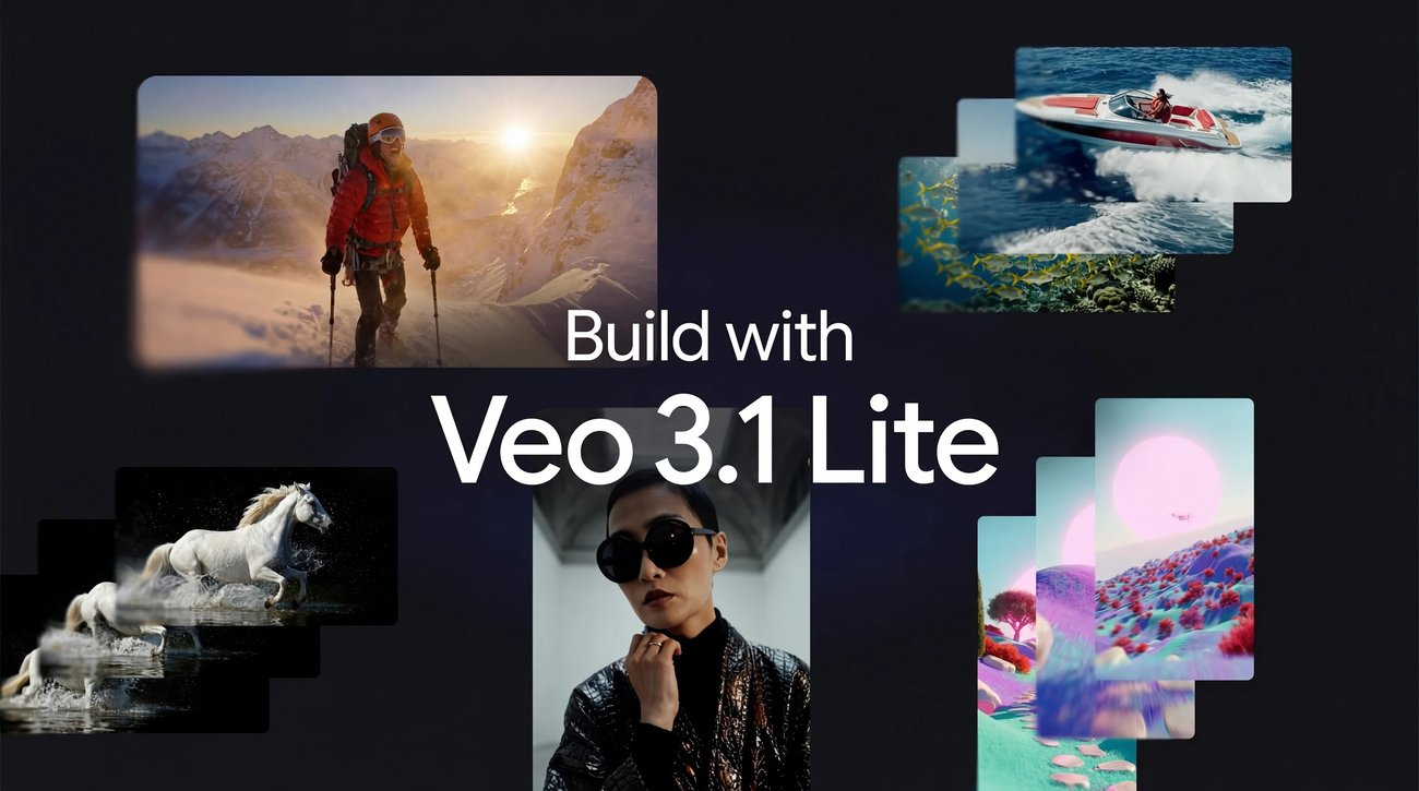 Demo of Veo 3.1 Lite generating a dynamic video clip from text prompt