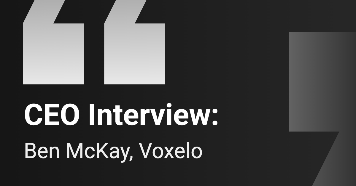 Ben McKay, Voxelo co-founder, explaining 3D e-commerce visuals in interview