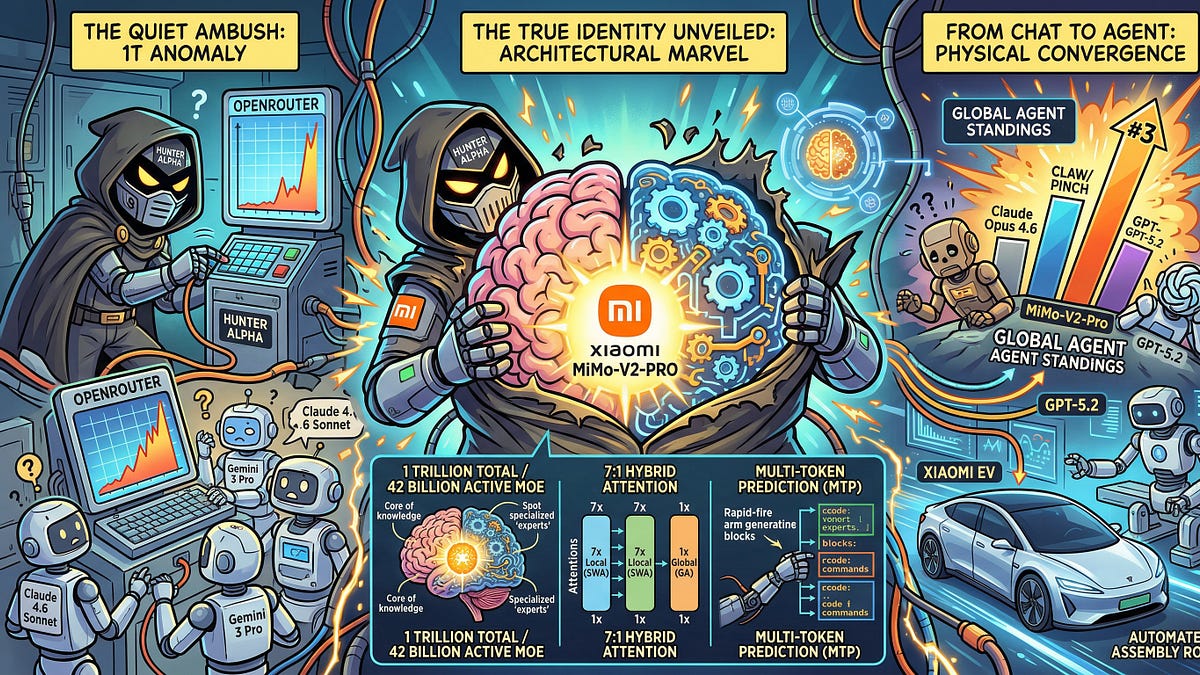 MiMo-V2-Pro Hunter Alpha topping AI benchmark leaderboards graph