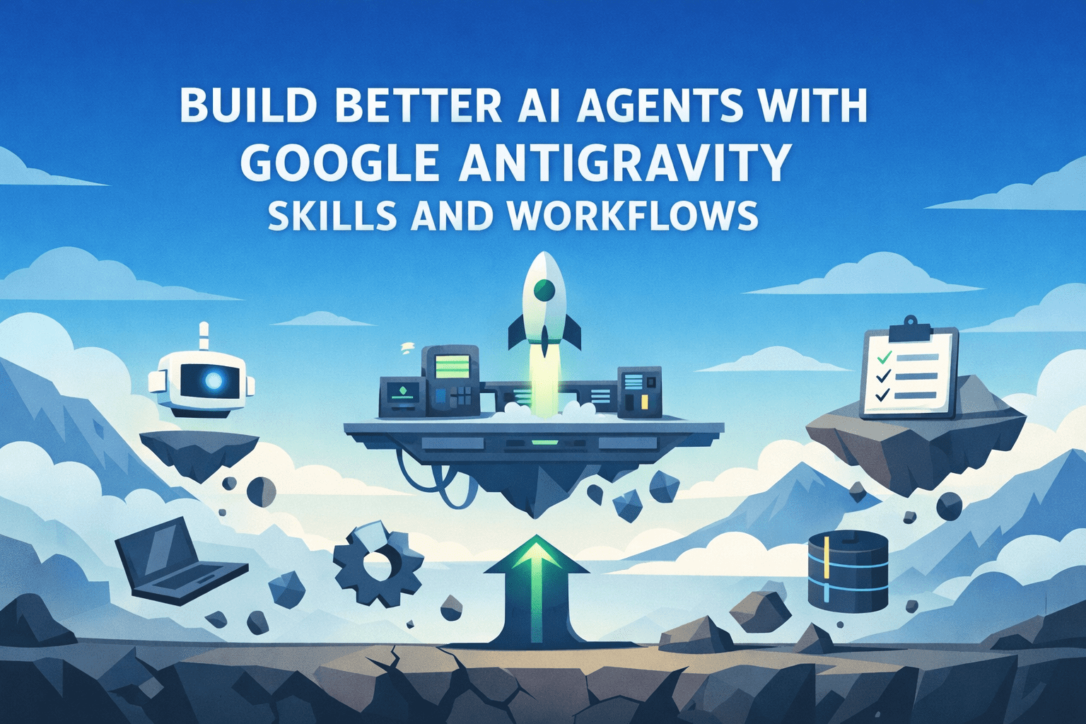 Project folder hierarchy with .agents, rules, and skills in Google Antigravity