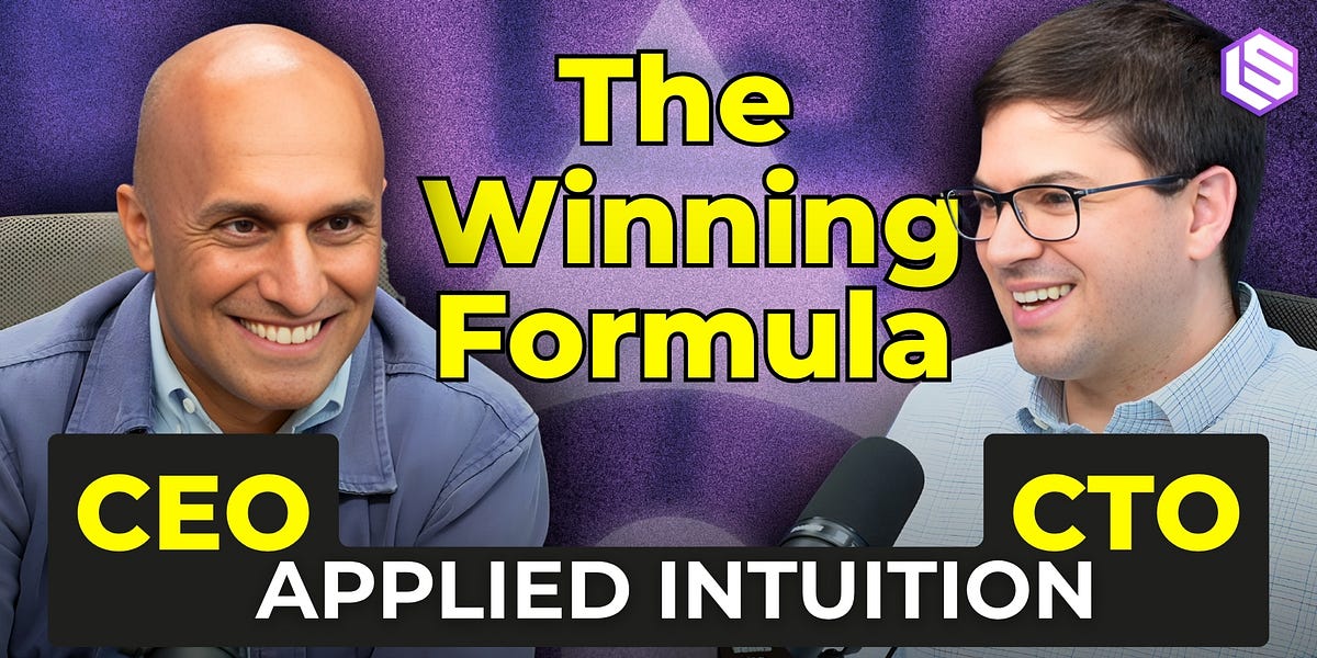 Qasar Younis and Peter Ludwig of Applied Intuition discussing physical AI.