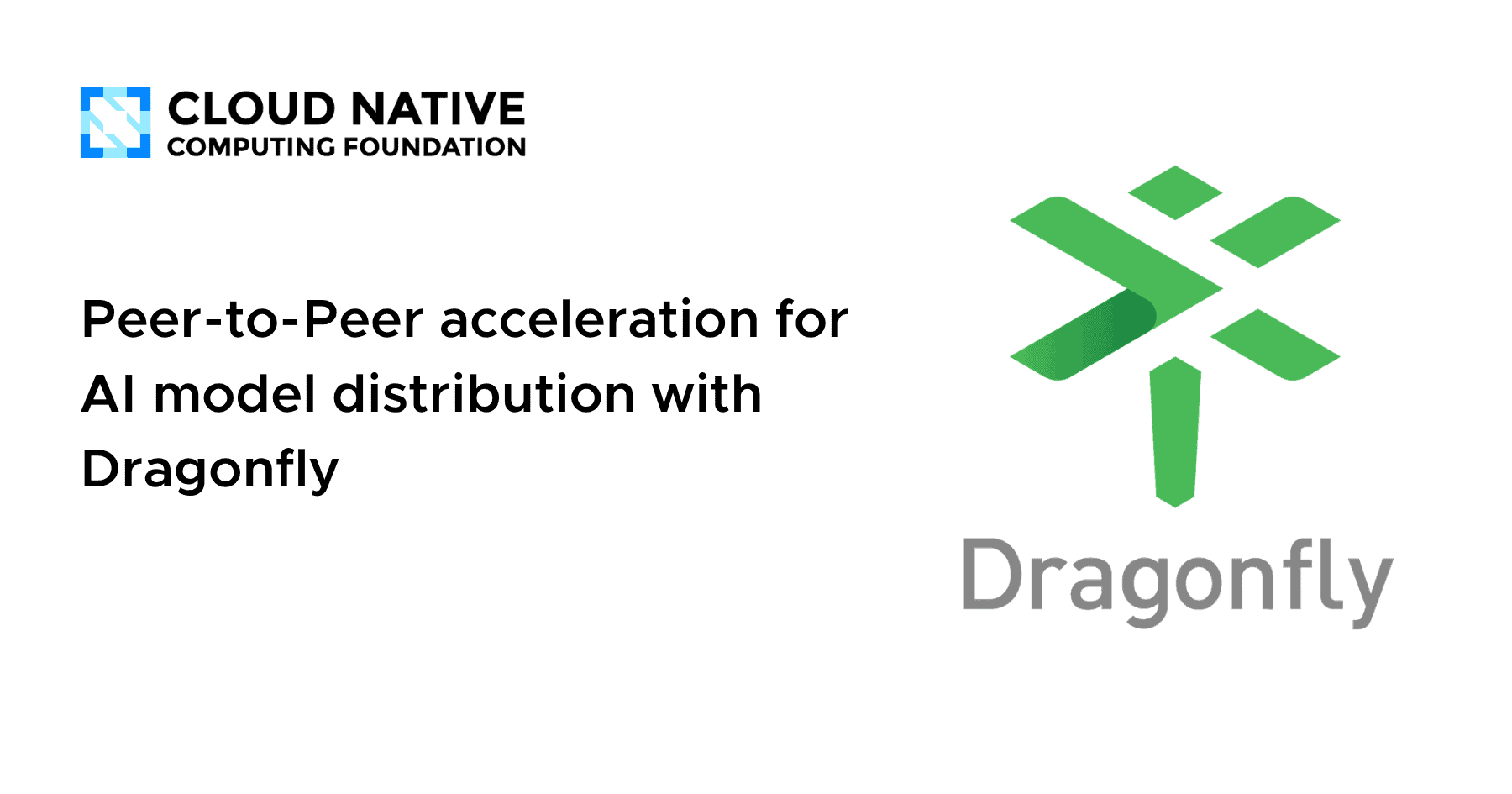 Dragonfly P2P mesh distributing AI model shards from seed peer to 200 GPU nodes