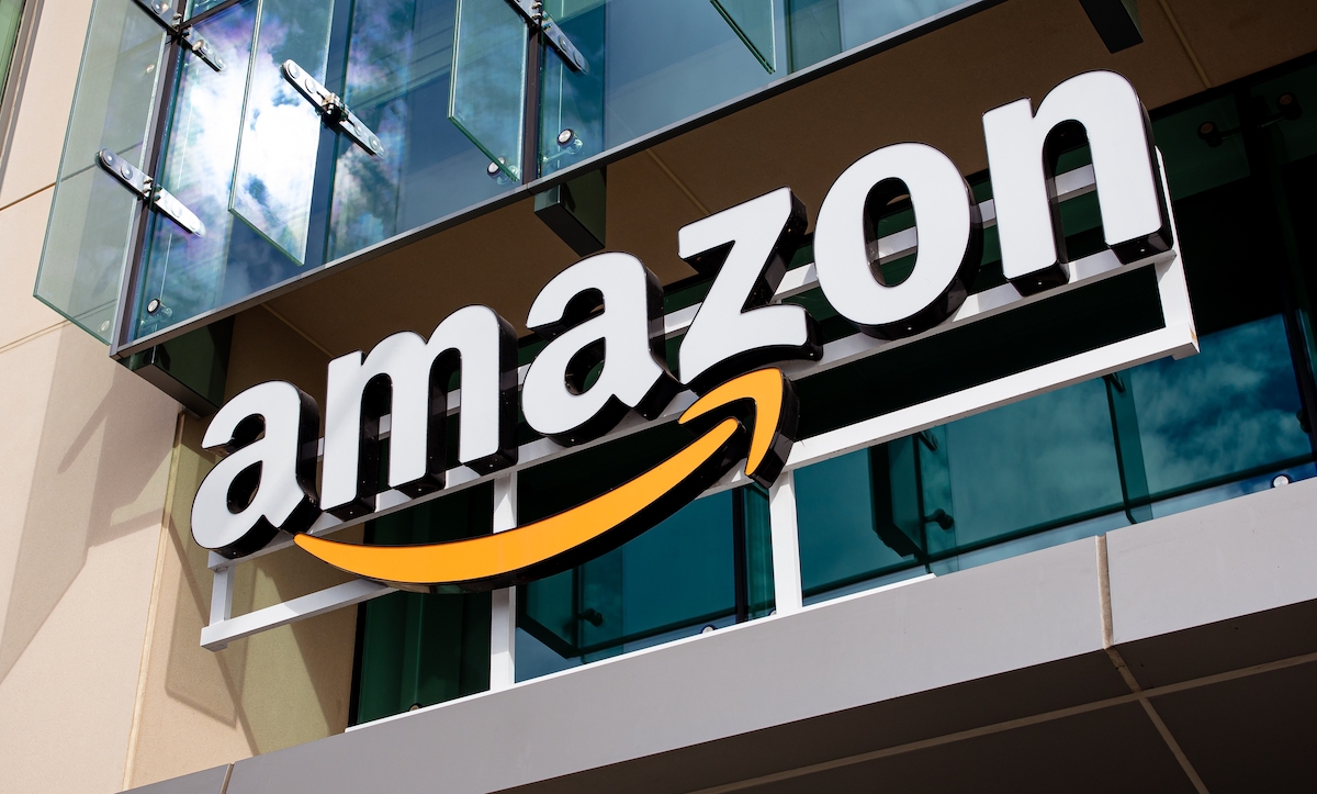 Amazon warehouse with brands' products being removed from shelves amid pricing dispute