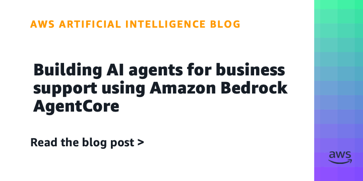Diagram showing the architecture of the AI agents built using Amazon Bedrock AgentCore.