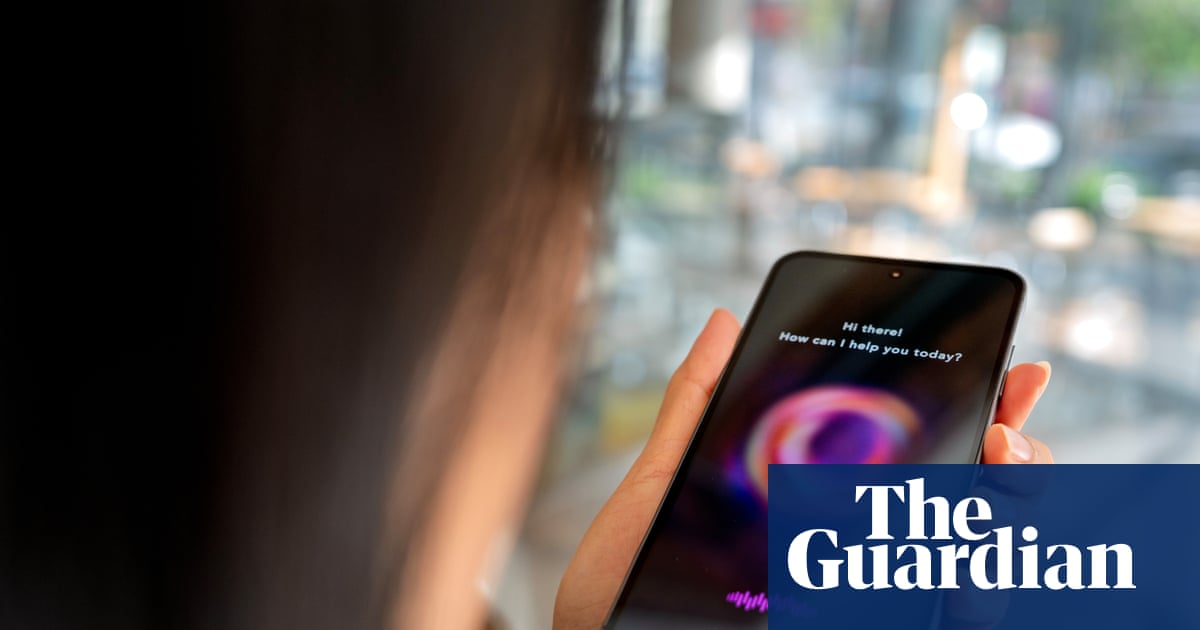 Person consulting smartphone AI chatbot for life advice in cafe setting