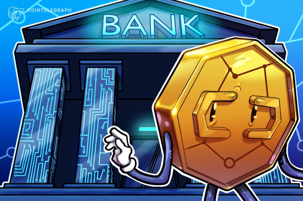 Banco CMF executives testing JPMorgan JPM Coin on blockchain ledger in Buenos Aires office