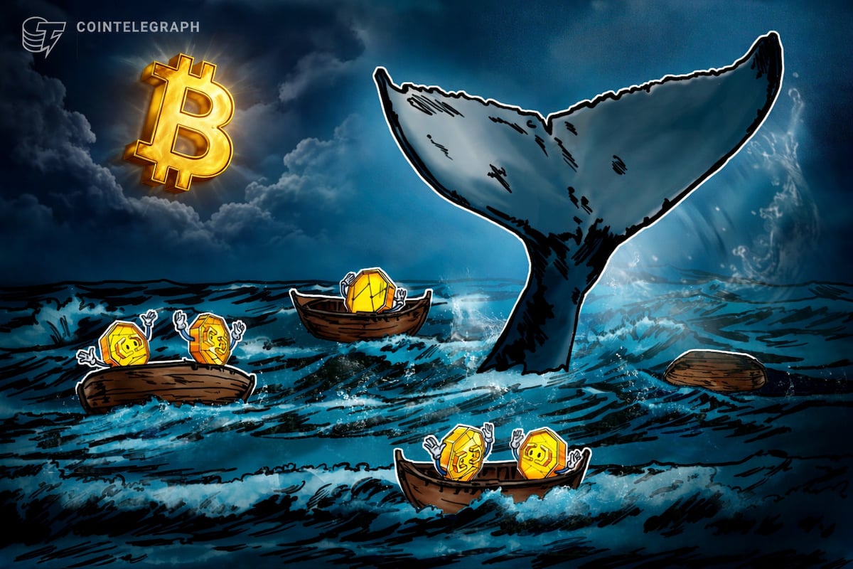 Gráfico que muestra las pérdidas realizadas de ballenas de Bitcoin alcanzando su pico en Q1 2026