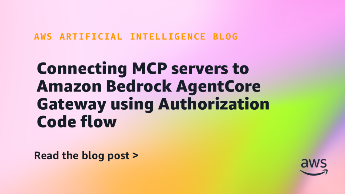 Illustration of Amazon Bedrock AgentCore Gateway connecting AI agents to multiple OAuth-protected MCP servers