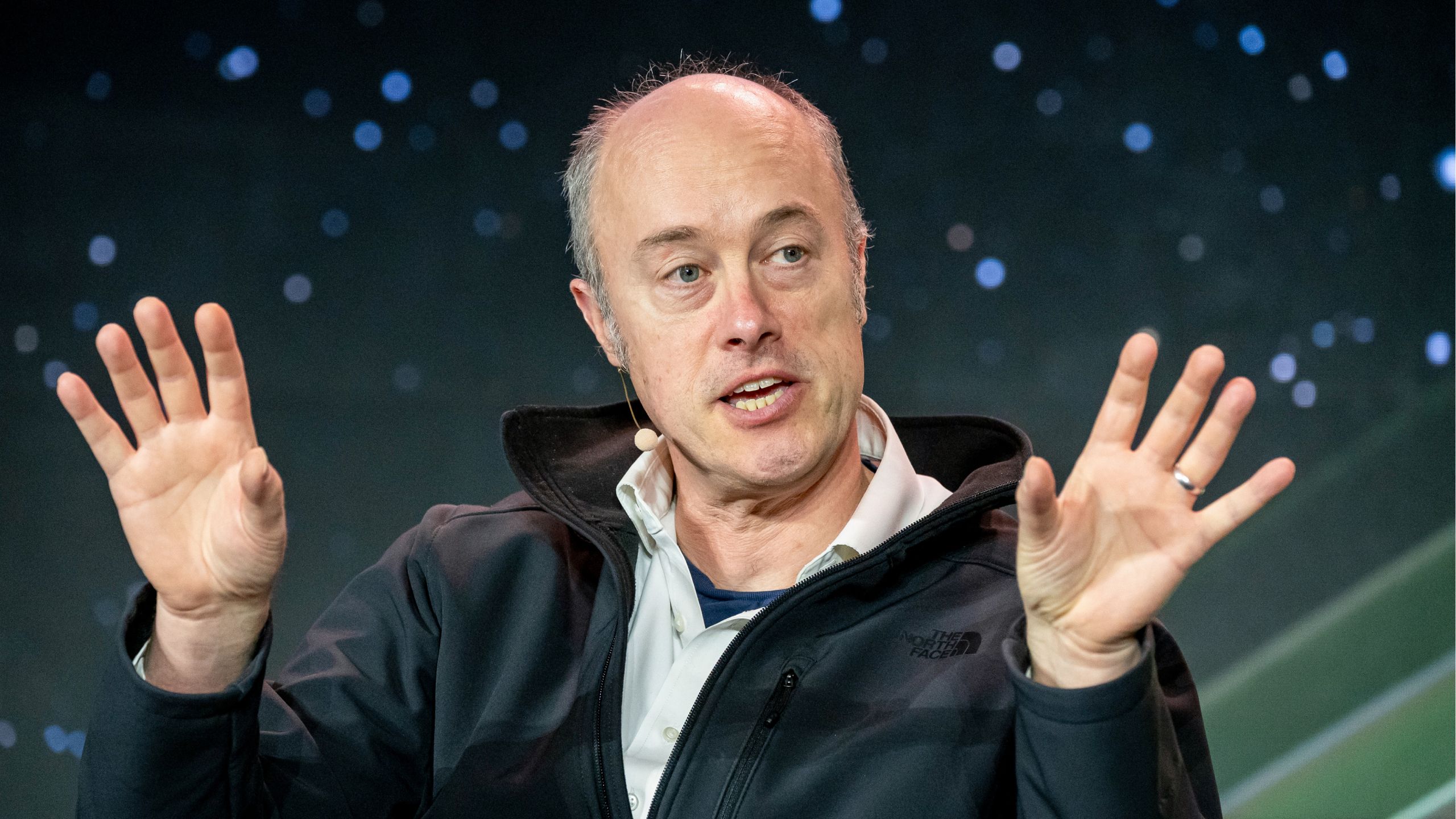 Nvidia VP Ian Buck holding Vera CPU module at GTC 2026 Q&A