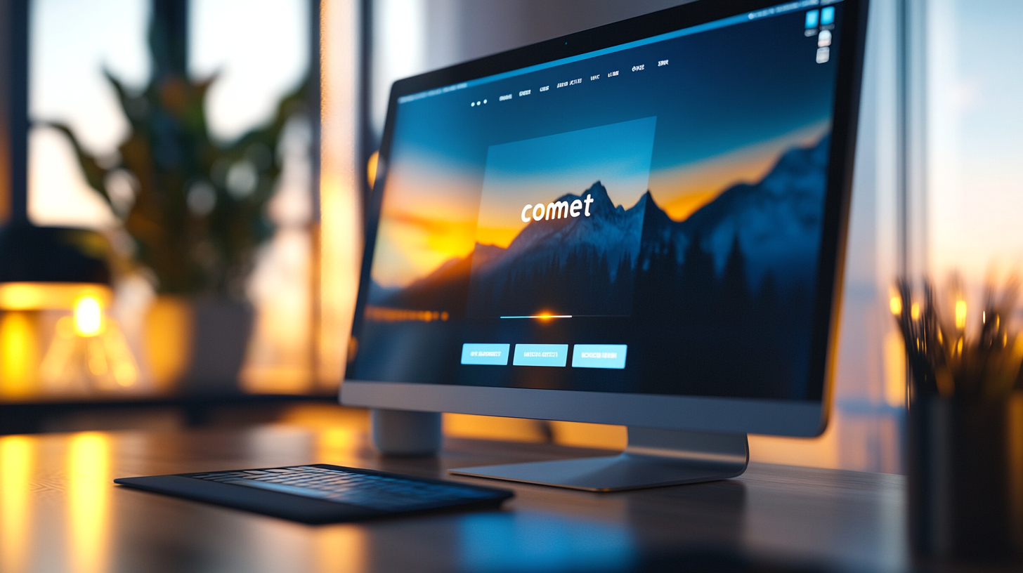 Teaser image of Perplexity's Comet browser logo with cosmic trail