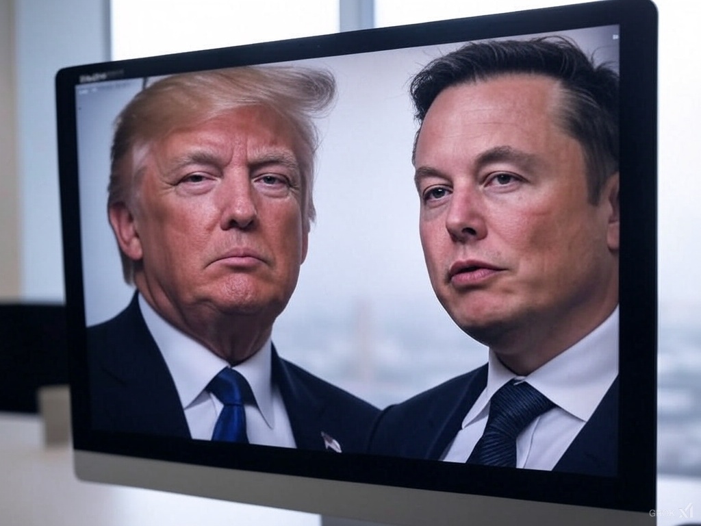 Screenshot do prompt do Grok AI bloqueando fontes de desinformação sobre Musk e Trump