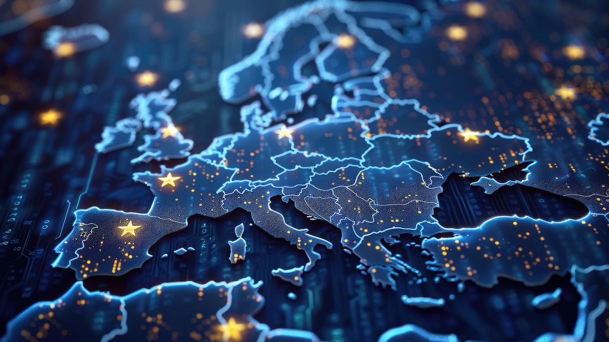 Visualização de dados fluindo da nuvem da UE pro site de vazamento dos hackers