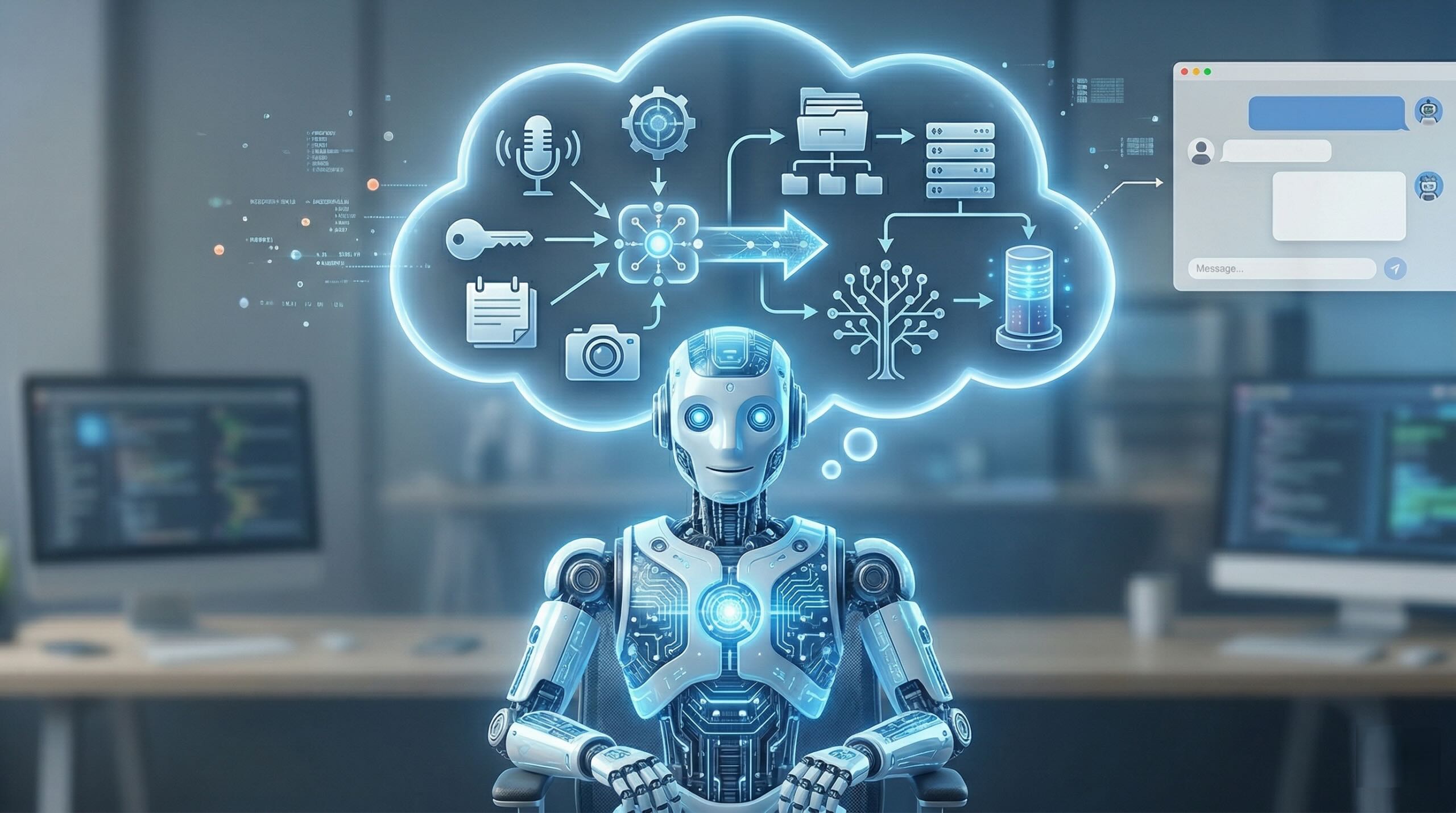 Architecture diagram of Google's Memory Agent replacing vector databases in Obsidian notes app