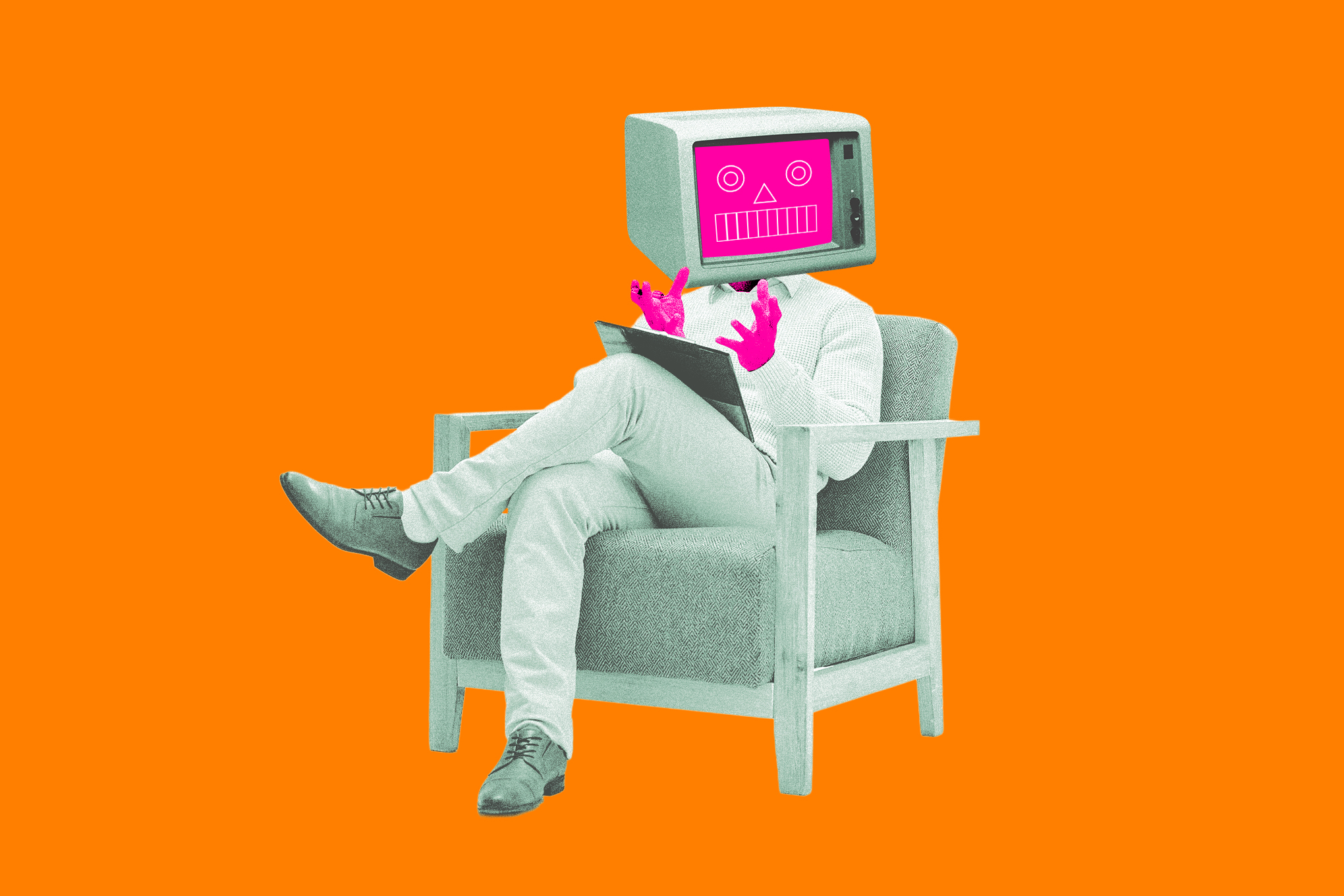 Écran de smartphone montrant un chatbot IA renouvelant une ordonnance de Prozac dans le programme pilote de l'Utah